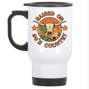 Country Music Cowgirl 90s Stainless Steel Travel Mug