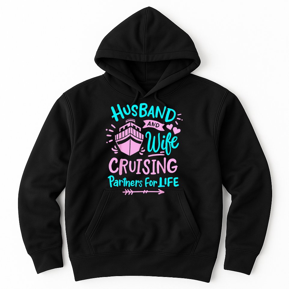 Cruise Married Couple Husband And Wife Hoodie