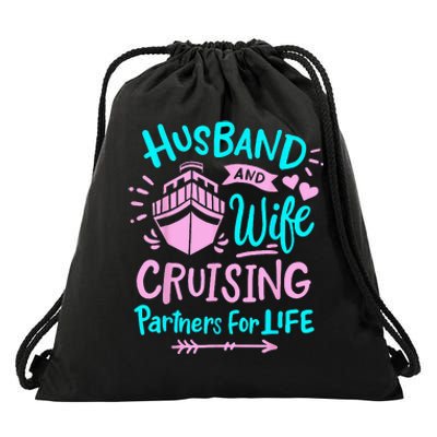 Cruise Married Couple Husband And Wife Drawstring Bag