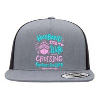 Cruise Married Couple Husband And Wife Flat Bill Trucker Hat