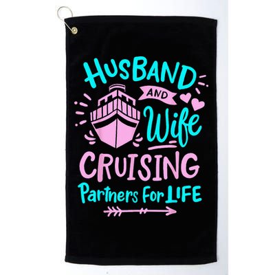 Cruise Married Couple Husband And Wife Golf Towel