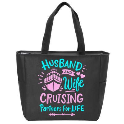 Cruise Married Couple Husband And Wife Zip Tote Bag