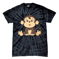 Cute Monkey Tie-Dye T-Shirt