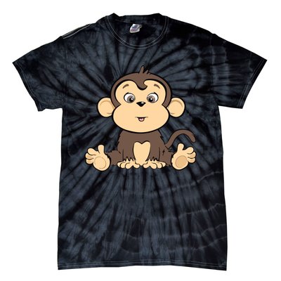 Cute Monkey Tie-Dye T-Shirt