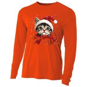 Christmas Meowy Christmas Meaningful Gift Cooling Performance Long Sleeve Crew