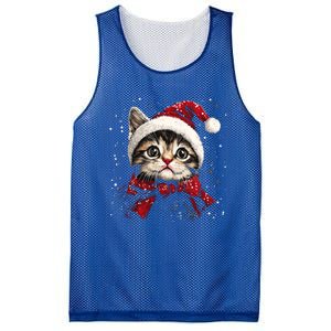 Christmas Meowy Christmas Meaningful Gift Mesh Reversible Basketball Jersey Tank