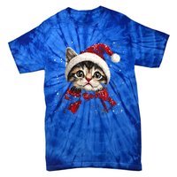 Christmas Meowy Christmas Meaningful Gift Tie-Dye T-Shirt