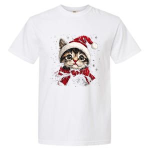 Christmas Meowy Christmas Meaningful Gift Garment-Dyed Heavyweight T-Shirt