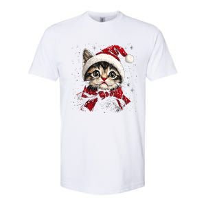 Christmas Meowy Christmas Meaningful Gift Softstyle CVC T-Shirt