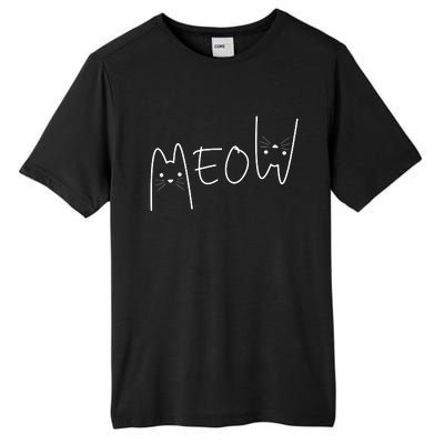 Cute Meow Cats Funny Feline Kitten Cat Tall Fusion ChromaSoft Performance T-Shirt