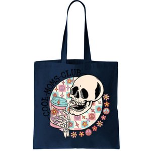 Cool Moms Club Funny Coffee Skeleton Mama Mom Mothers Day Tote Bag