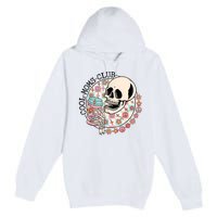 Cool Moms Club Funny Coffee Skeleton Mama Mom Mothers Day Premium Pullover Hoodie