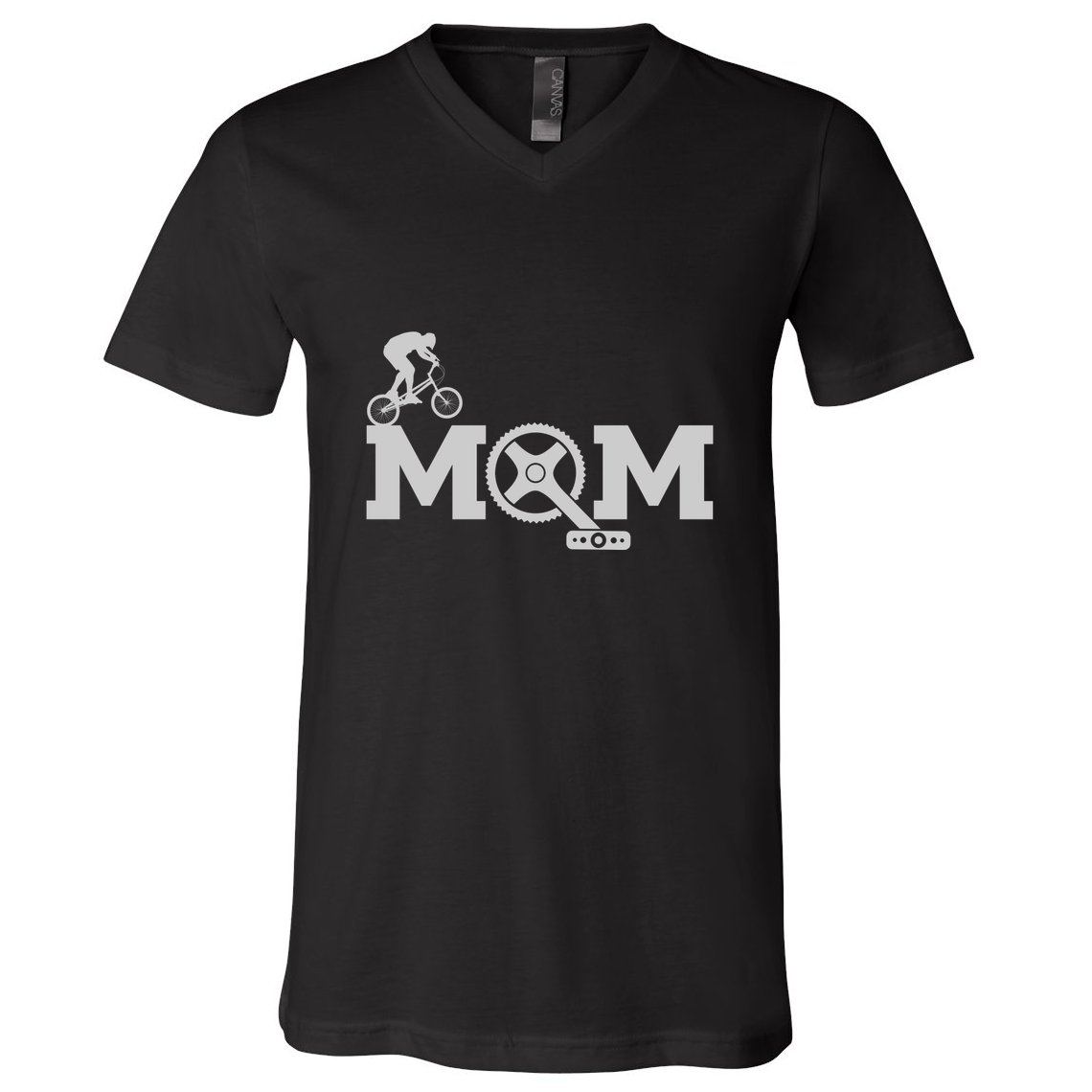 Cyclist Mom Cycling Gift V-Neck T-Shirt
