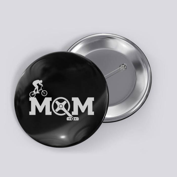 Cyclist Mom Cycling Gift Button