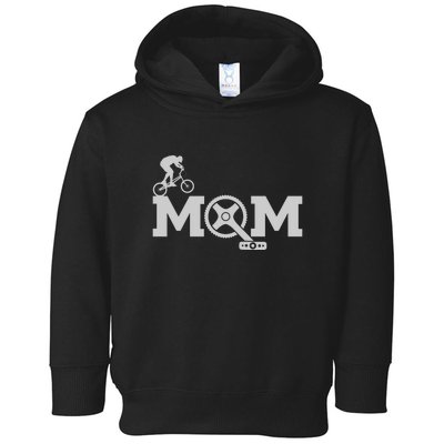 Cyclist Mom Cycling Gift Toddler Hoodie