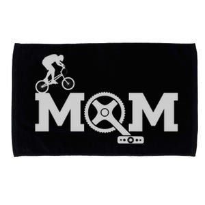 Cyclist Mom Cycling Gift Microfiber Hand Towel