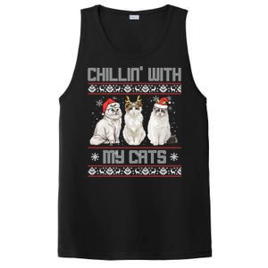 Christmas Meowy Cute Meaningful Gift For Cat Lovers Christmas Cat Gift PosiCharge Competitor Tank