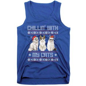 Christmas Meowy Cute Meaningful Gift For Cat Lovers Christmas Cat Gift Tank Top