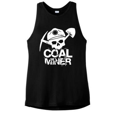 Coal Miner Ladies PosiCharge Tri-Blend Wicking Tank