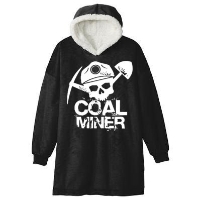 Coal Miner Hooded Wearable Blanket