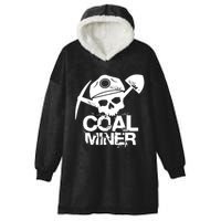 Coal Miner Hooded Wearable Blanket