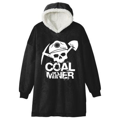 Coal Miner Hooded Wearable Blanket