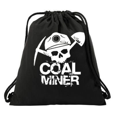 Coal Miner Drawstring Bag