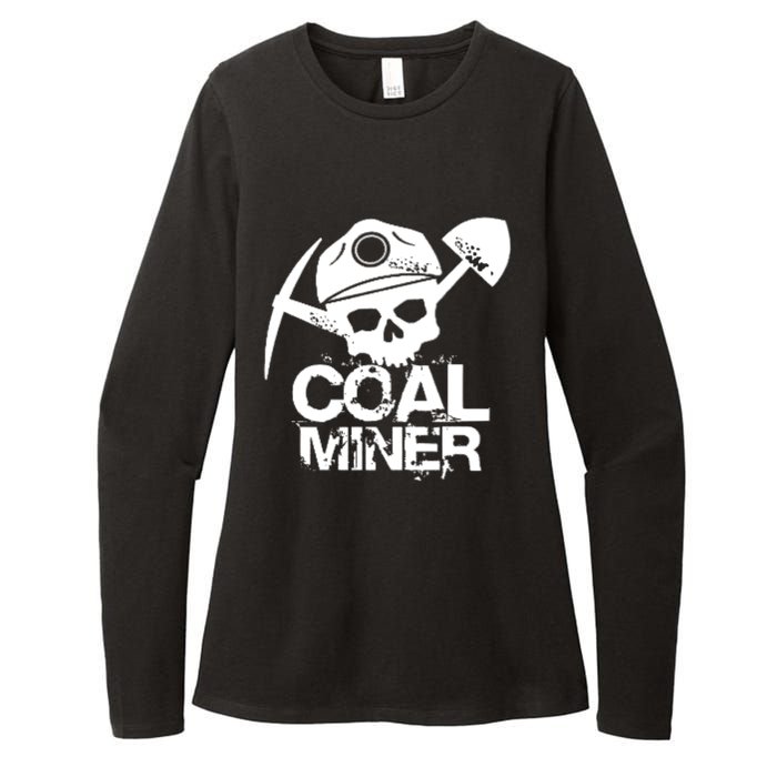 Coal Miner Womens CVC Long Sleeve Shirt