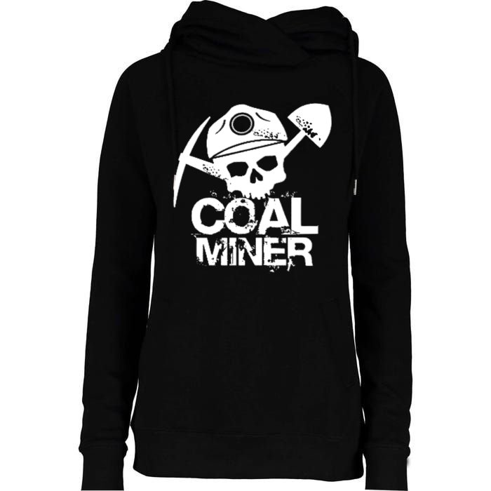 Coal Miner Womens Funnel Neck Pullover Hood