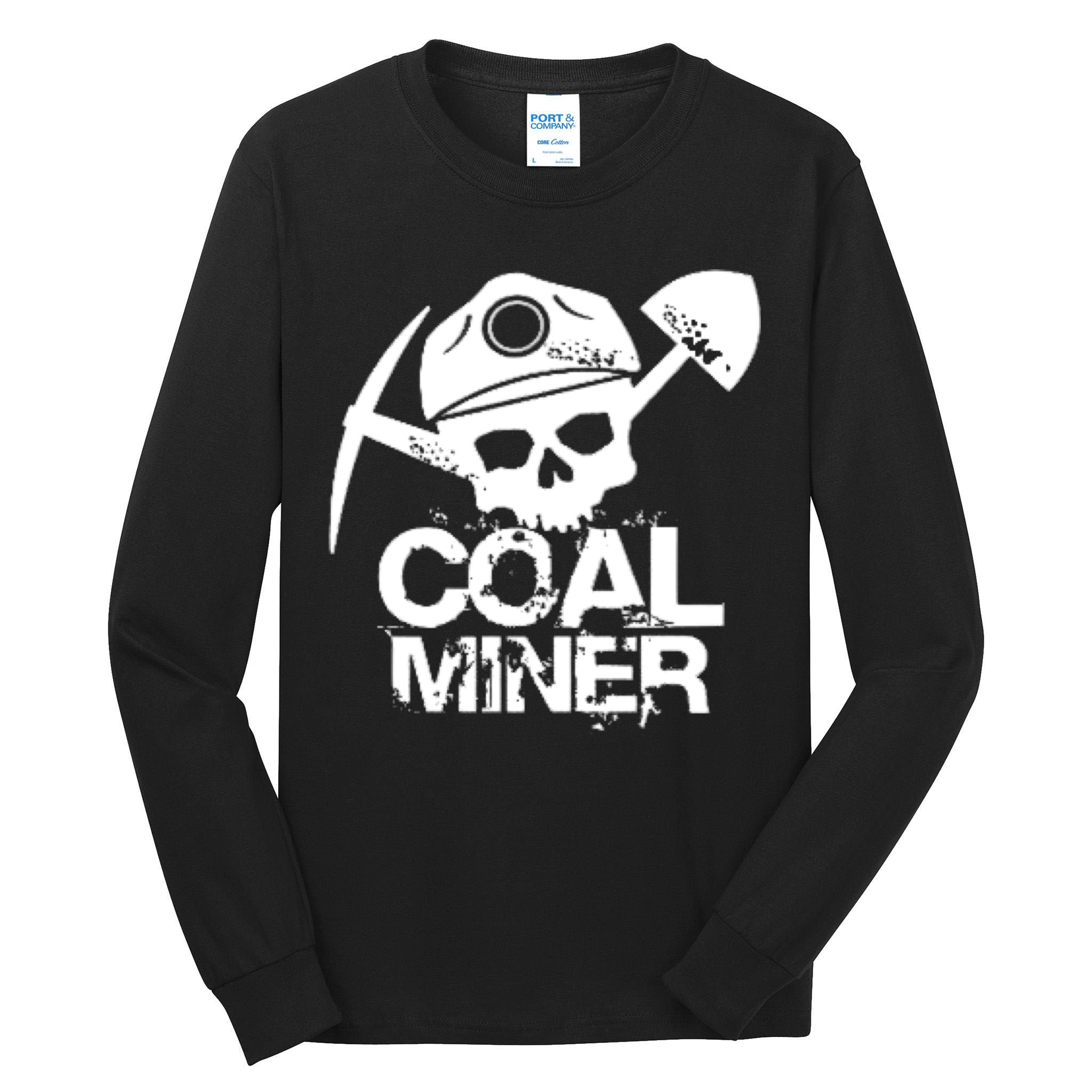 Coal Miner Tall Long Sleeve T-Shirt