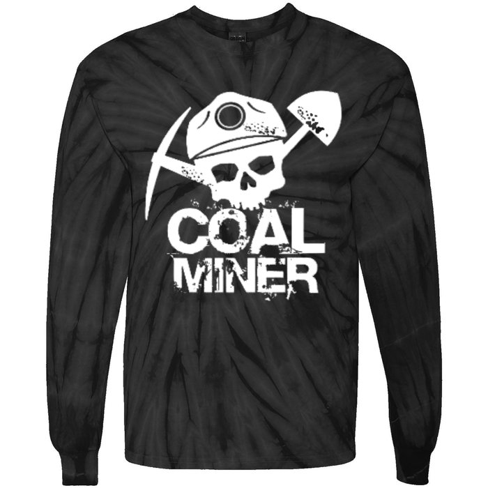 Coal Miner Tie-Dye Long Sleeve Shirt