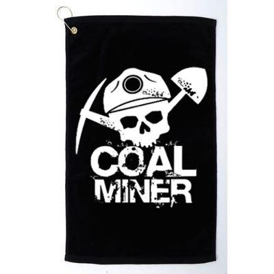 Coal Miner Platinum Collection Golf Towel