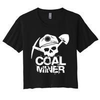 Coal Miner Women's Crop Top Tee