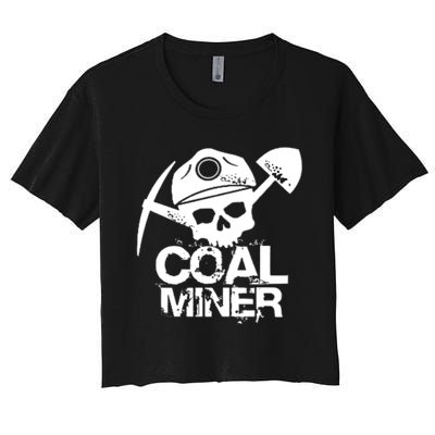 Coal Miner Women's Crop Top Tee