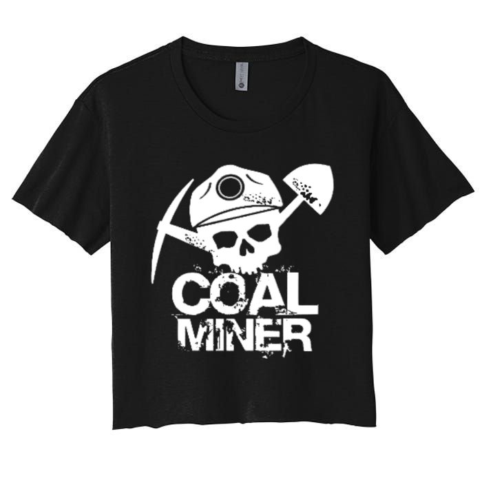 Coal Miner Women's Crop Top Tee