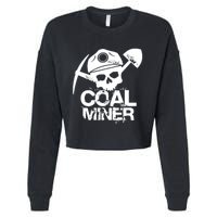 Coal Miner Cropped Pullover Crew