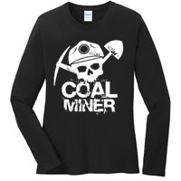 Coal Miner Ladies Long Sleeve Shirt