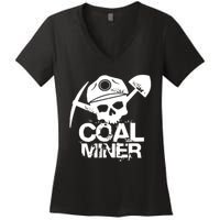 Coal Miner Women's V-Neck T-Shirt