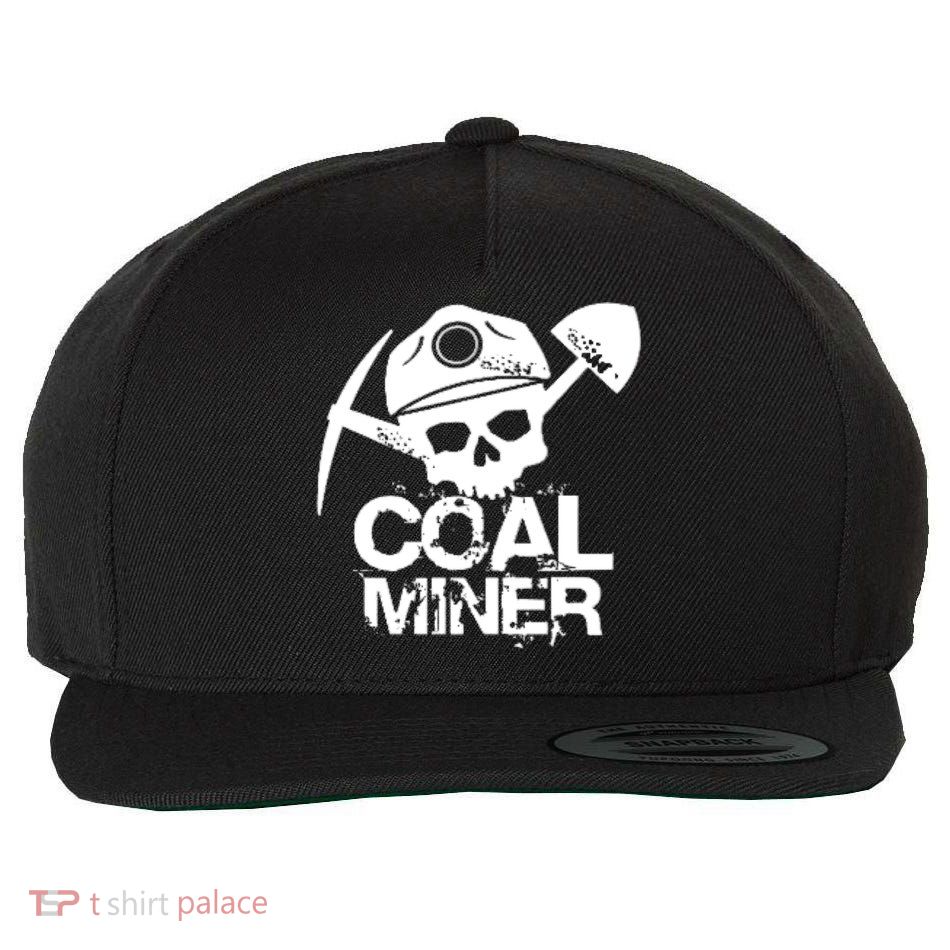 Coal Miner Wool Snapback Cap