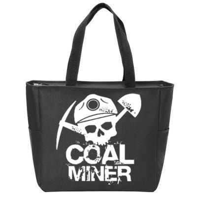 Coal Miner Zip Tote Bag