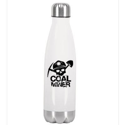 Coal Miner Stainless Steel Insulated Water Bottle