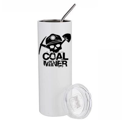 Coal Miner Stainless Steel Tumbler