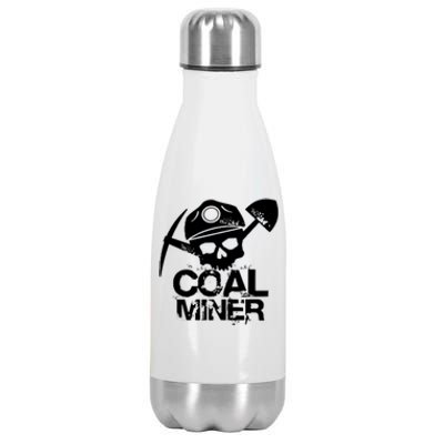 Coal Miner Stainless Steel Insulated Water Bottle