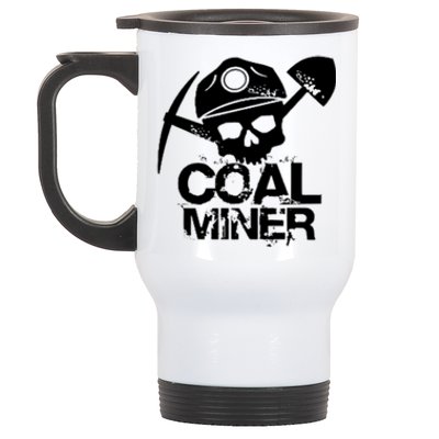 Coal Miner Stainless Steel Travel Mug