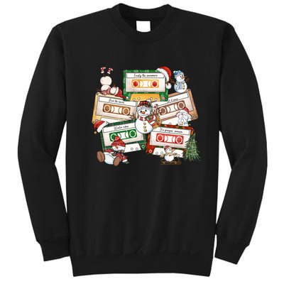 Christmas Music Cassette Tapes Christmas Tree Funny Xmas Gift Sweatshirt