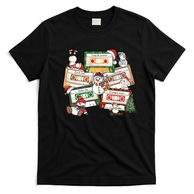 Christmas Music Cassette Tapes Christmas Tree Funny Xmas Gift T-Shirt
