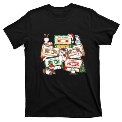 Christmas Music Cassette Tapes Christmas Tree Funny Xmas Gift T-Shirt