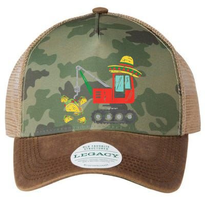 Child Mexican Crane Tacos Cinco De Mayo Fiesta Legacy Tie Dye Trucker Hat