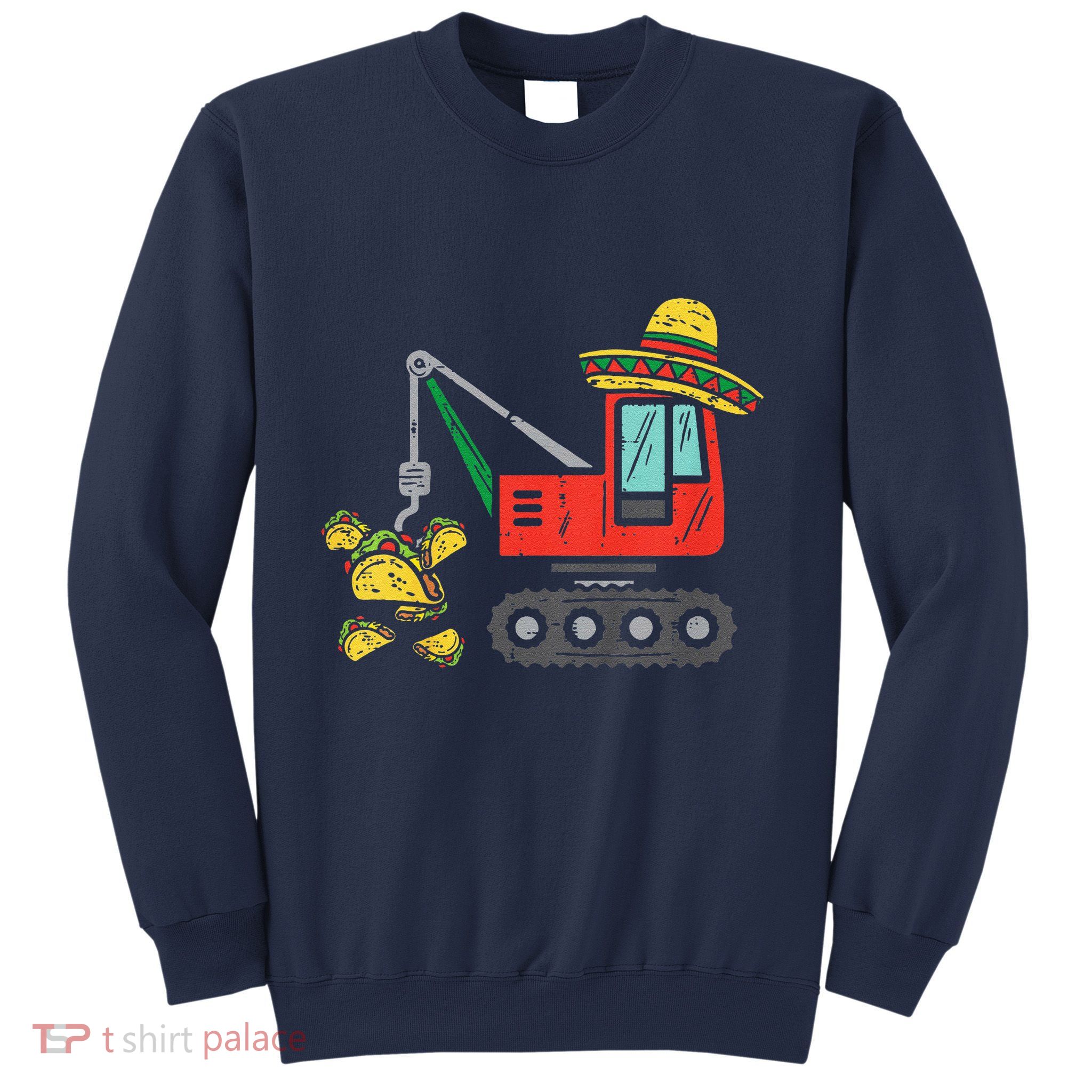 Child Mexican Crane Tacos Cinco De Mayo Fiesta Sweatshirt