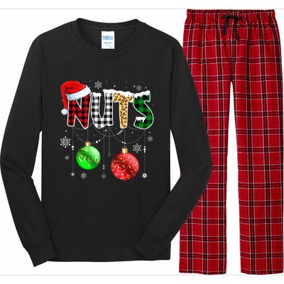 Christmas Matching Couple Family Chestnuts Long Sleeve Pajama Set